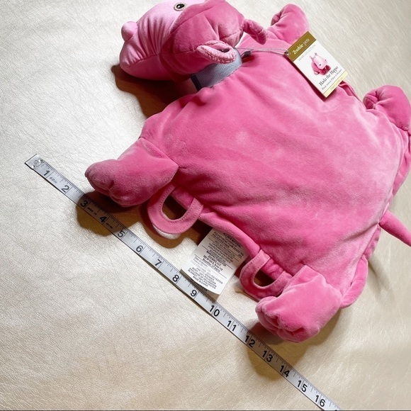 Zoobie Pets Hada the Hippo plush, pillow and blanket - Picture 9 of 10